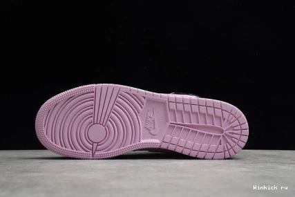 WHITE MID LIGHT JORDAN 1 PINK-BLACK ARCTIC AIR 0717